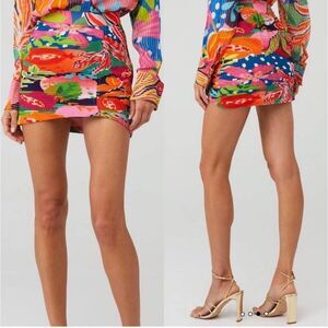 Rococo Sand Tropical Mini Skirt Size Small